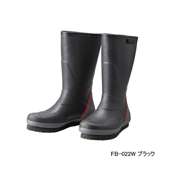 （特価） （23年9月新商品） シマノ スタンダードライトブーツ カットラバーピンフェルト FB-022W ブラック Sサイズ 100｜釣具総合卸売販売 フーガショップ2