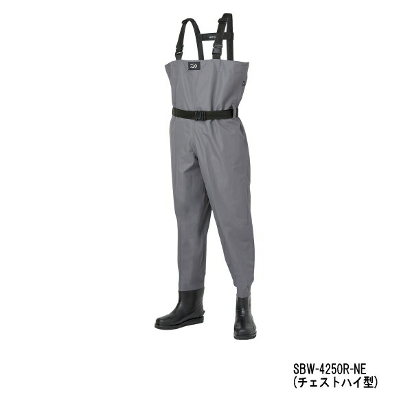 12958円 爆安プライス ≪'21年1月新商品 ≫ ダイワ スーパーブレスウェーダーネオ 先丸 SBW-4250R-NE グレー Sサイズ