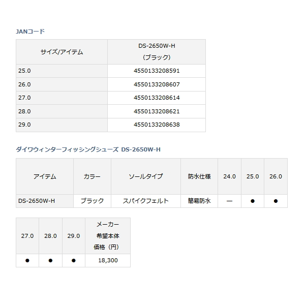 お気に入り ≪'21年10月新商品 ≫ ダイワ ウィンターフィッシング