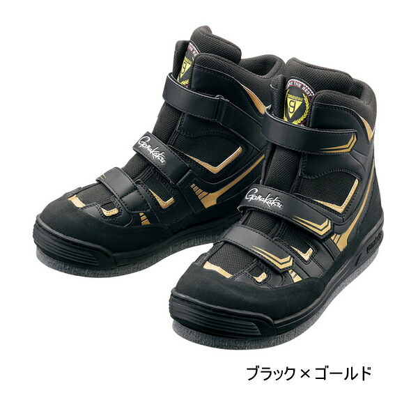 がまかつ GM4514 フェルトスパイクシューズ(パワーT) ブラック/ゴールド 3L 楽天市場】がまかつ GM4514 フェルトスパイクシューズ(パワーT