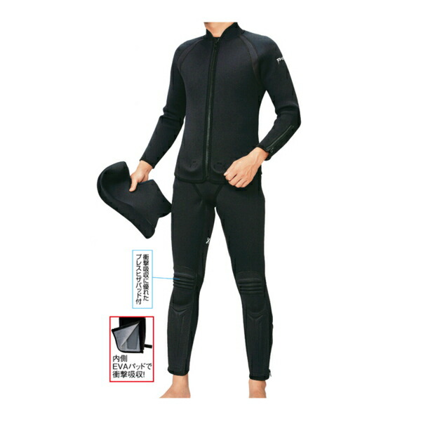 新規購入 楽天市場 阪神素地 ストレッチウェットスーツ アジャスター付4点セット Ws 111dx ブラック 3lbサイズ 釣具総合卸売販売 フーガショップ2 激安単価で Lexusoman Com