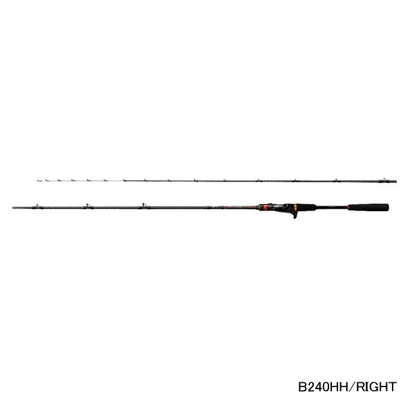 （取寄せ／4月末予定） （22年3月新商品） シマノ 22 炎月 SS 一つテンヤマダイ B240HH／右 （仕舞寸法 123.3cm） （保証書付）