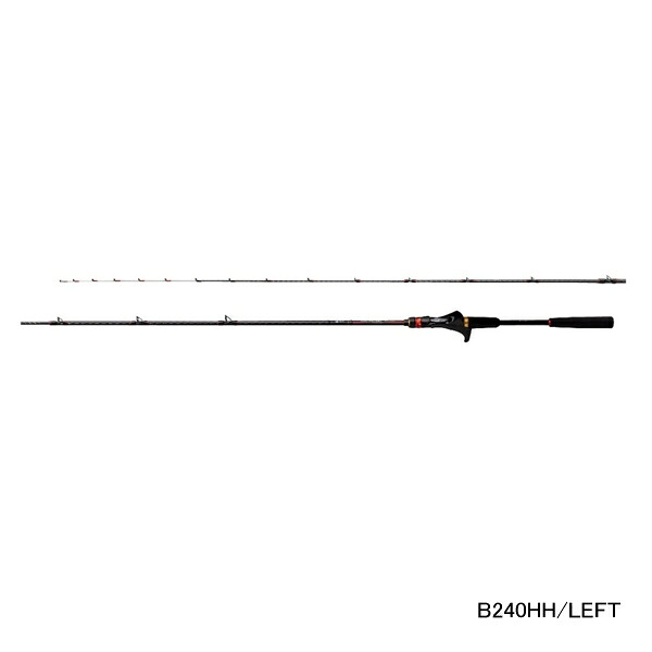（22年3月新商品） シマノ 22 炎月 SS 一つテンヤマダイ B240HH／左 （仕舞寸法 123.3cm） （保証書付）