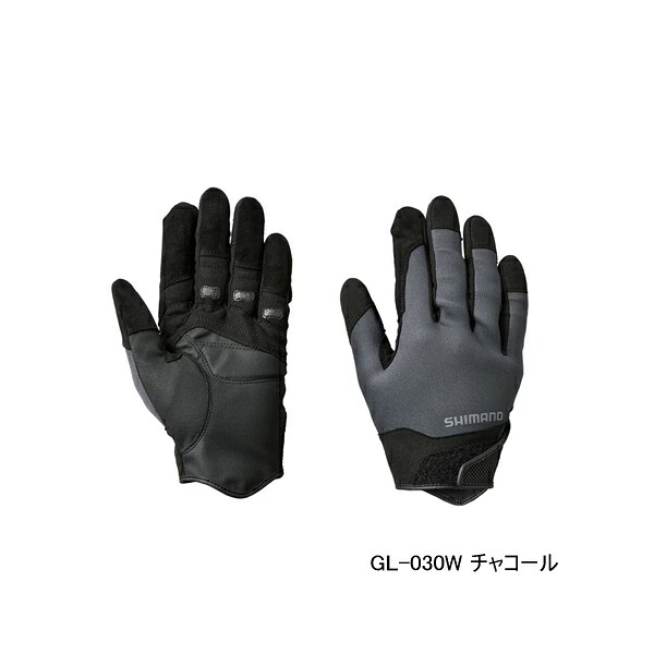 ≪'23年10月新商品！≫ シマノ タイタニューム・アルファ ロックショア グローブ GL-030W チャコール XLサイズ
