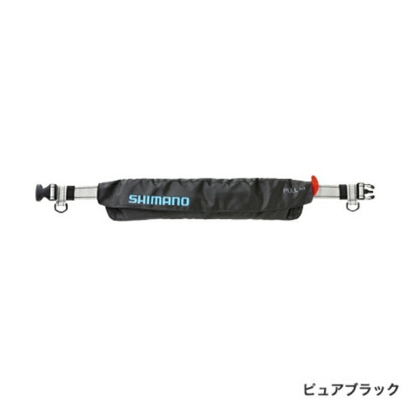 年10月新商品 シマノ ラフトエアジャケット ウエストタイプ 膨張式救命具 Vf 052k ピュアブラック フリーサイズ Paigebird Com