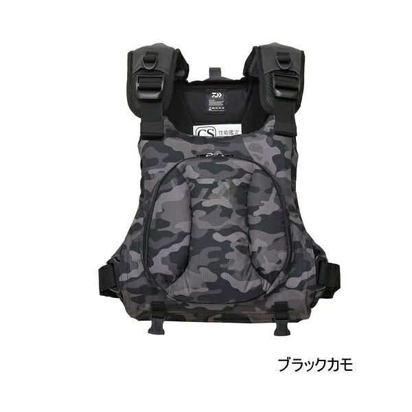 ≪'25年4月新商品！≫ ダイワ PDゲームベスト DF-6624 ブラックカモ フリーサイズ