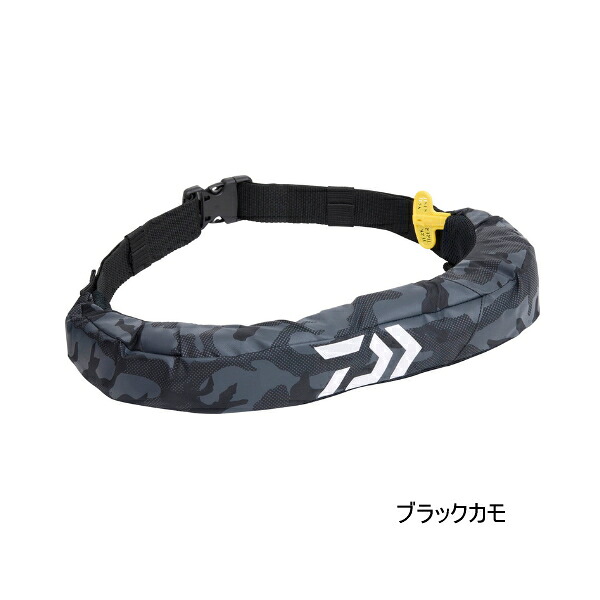 ≪'25年9月新商品！≫ ダイワ インフレータブルライフジャケット(ウエストタイプ自動・手動膨張式) DF-2724 ブラックカモ フリーサイズ｜釣具総合卸売販売 フーガショップ2 13,994円
