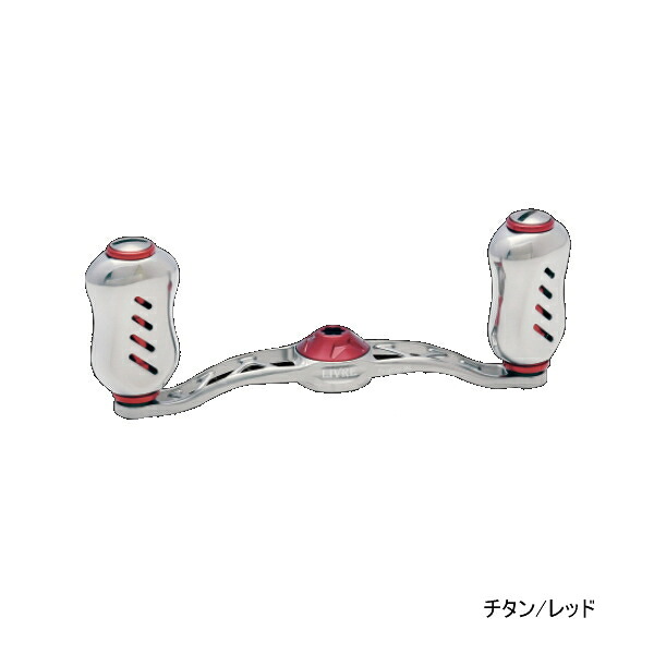 リブレ クランク フェザー 90 FLSF90-FI 左巻 シマノ用 チタン/レッド 1466 【返品不可】 【小型商品】