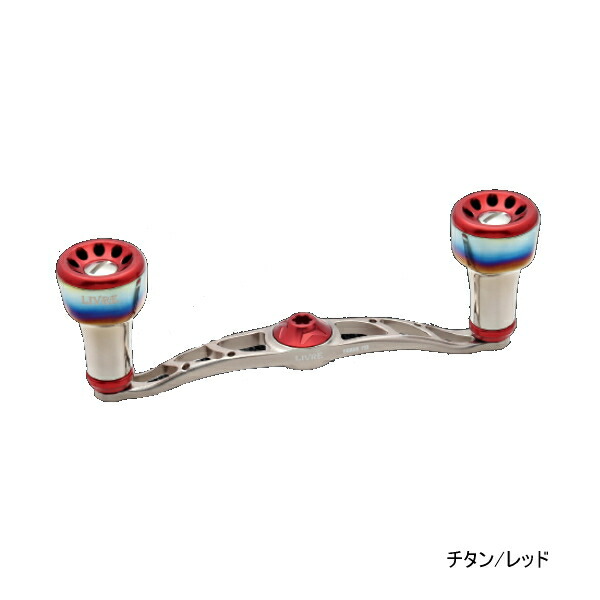 リブレ クランク 110 FRSK110-A3 右巻 シマノ用 チタン/レッド 1816 【返品不可】 【小型商品】画像