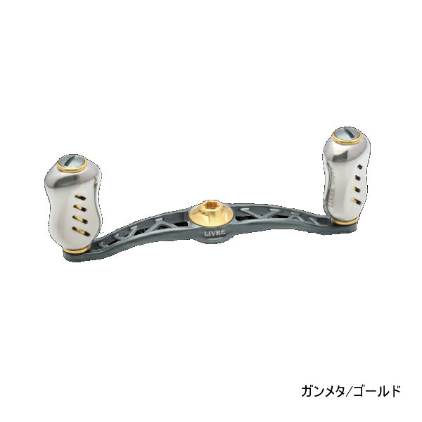 リブレ クランク フェザー 100 FRDF100-FI 右巻 ダイワ用 ガンメタ/ゴールド 1931 【返品不可】 【小型商品】｜釣具総合卸売販売 フーガショップ2