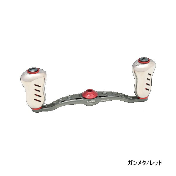 リブレ クランク フェザー 110 FRSF110-FP 右巻 シマノ用 ガンメタ/レッド 2917 【返品不可】 【小型商品】|釣具総合卸売販売 フーガショップ2