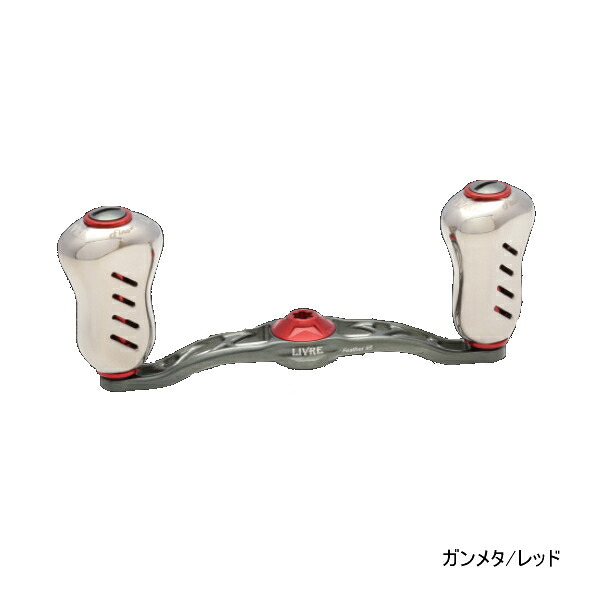 リブレ クランク フェザー 95 FB1F95-FP ダイワB1用 ガンメタ/レッド 3077 【返品不可】 【小型商品】｜釣具総合卸売販売 フーガショップ2