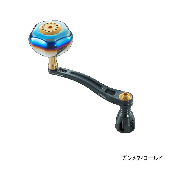 リブレ パワーアーム 98 PWA98-SR182 シマノ18000～20000番右巻き ガンメタ/ゴールド 10141 【返品不可】 【小型商品】｜釣具総合卸売販売 フーガショップ2