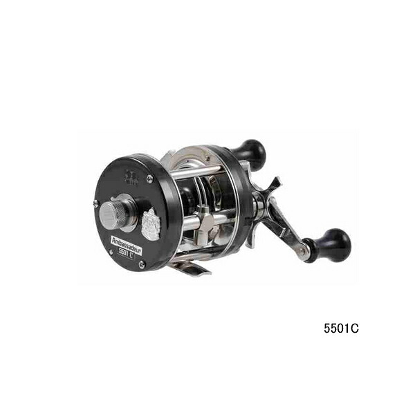 ≪'23年7月新商品！≫ アブガルシア アンバサダー ファクトリー チューンド 5501C(左) ブラック 【返品不可】 【小型商品】