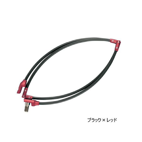 がまかつ がま磯 タモ枠(四ツ折り/ジュラルミン) GM-835 黒いこと×赤いこと 40糎