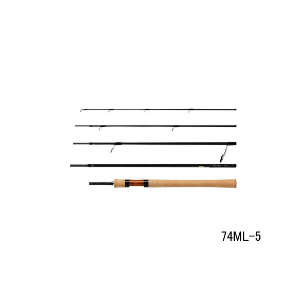 ≪23年12月新商品！≫ ダイワ ワイズストリーム 74ML-5・Q 〔仕舞寸法 51cm〕 【保証書付】