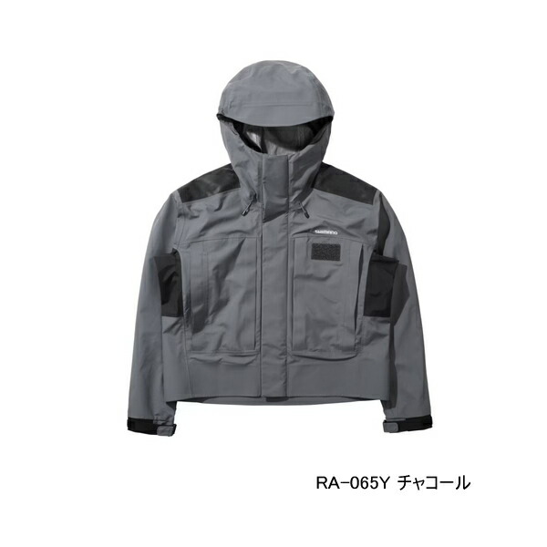 シマノ RA-023Y レインジャケット Lサイズ チャコール シマノ (Shimano) RA-023Y チャコール Lサイズ ESレイン