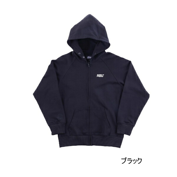（26年2月新商品） アブガルシア AMB クラシックロゴフーディー ブラック Lサイズ （返品不可）