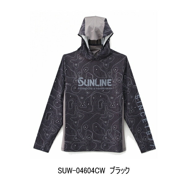 （26年4月新商いもの） サンライン BUG OFF クイックドライフーディー SUW-04604CW 黒いこと 3L大いさ フィッシング-スポーツ・アウトドア-ウェア・アクセサリー