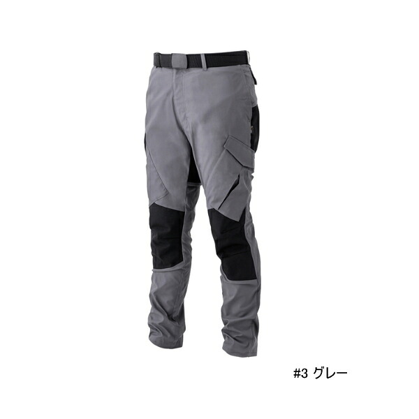 ≪'23年2月新商品!≫ がまかつ ラグゼ アクティブストレッチカーゴパンツ 2.0 LE-4008 #3 グレー Lサイズ|釣具総合卸売販売 フーガショップ2