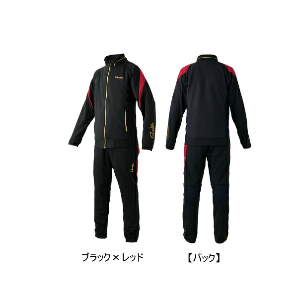 ≪'24年3月新商品！≫ がまかつ ライトクールスウェットスーツ GM-3733 ブラック&times;レッド Lサイズ｜釣具総合卸売販売 フーガショップ2