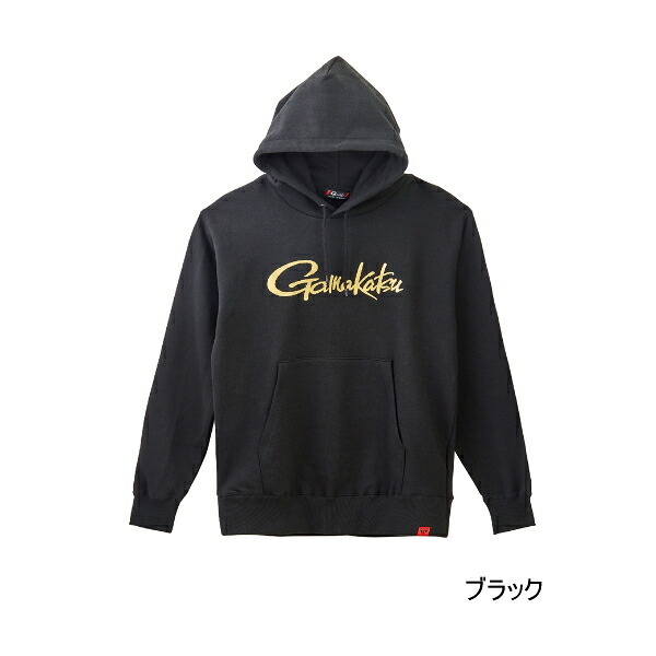 ≪'25年9月新商品！≫ がまかつ ロゴフーディ GM-3790 ブラック LLサイズ