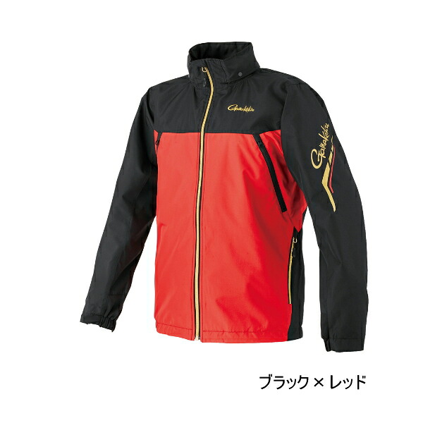 ≪\u002725年10月新商いもの！≫ がまかつ ウィンドブレーカー GM-3792 黒いこと×赤いこと 3L大きさ