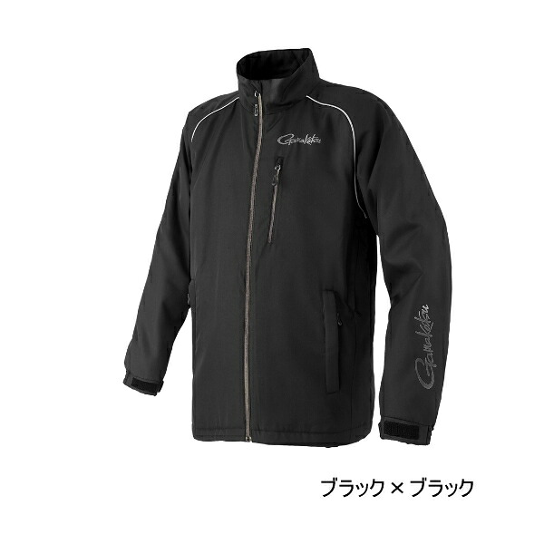 ≪'25年10月新商品！≫ がまかつ コアサーモジャケット GM-3795 ブラック×ブラック Mサイズ