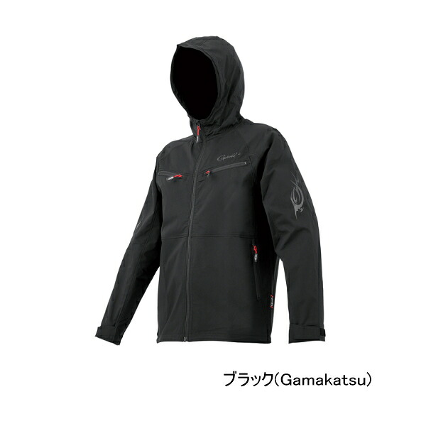 （26年5月新商品） がまかつ ストレッチジャケット GM-3819 ブラック（がまかつ） Lサイズ （5月発売予定／ご予約受付中）