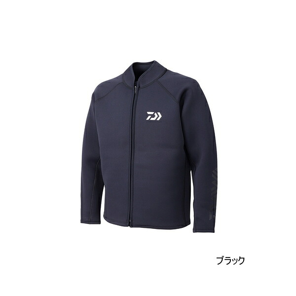 ≪\u002723年4月新商いもの！≫ ダイワ クロロプレンジャケット CJ-1102 黒いこと 3L大きさ