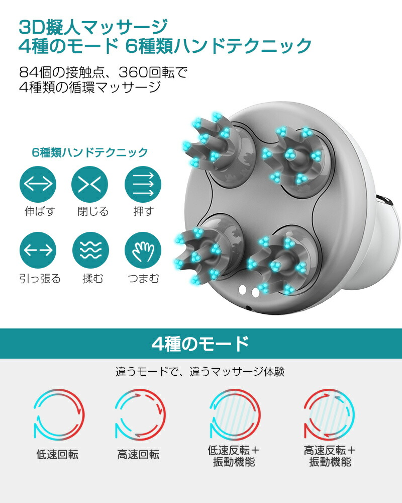 79％以上節約 頭皮マッサージ 電動 頭皮マッサージャー ヘッドマッサージャー ヘッドスパ 防水 USB充電式 全身あんま 美容 頭皮クレンジング  疲れ ストレス解消 睡眠 頭痛改善 操作簡単 家庭用 乾湿両用 男女兼用 母の日 父の日 新年 お誕生日 プレゼント qdtek.vn