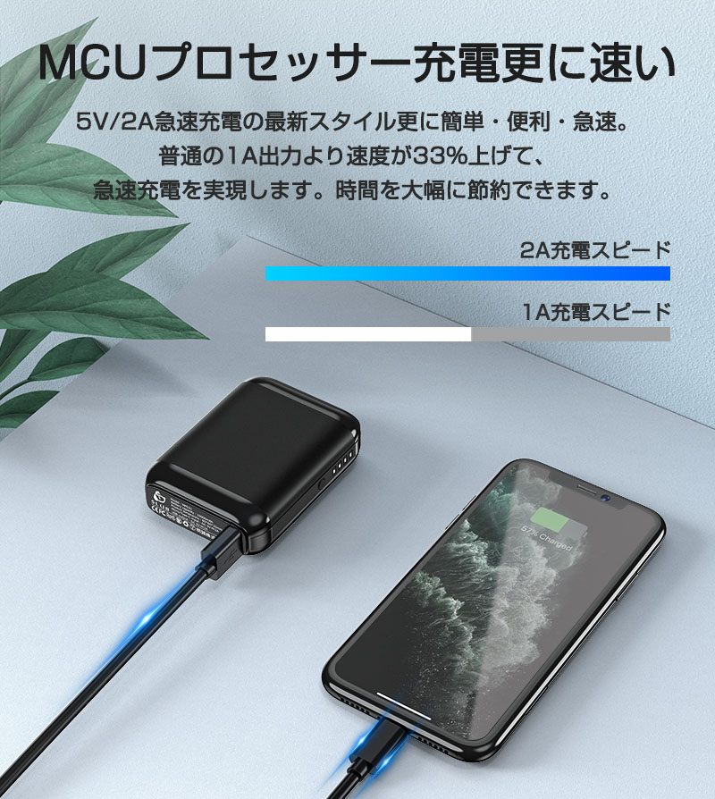 楽天市場 モバイルバッテリー 10000mah 大容量 小型 軽量 急速充電 持ち運び便利 スマホ充電器 2台同時充電可能 Led液晶画面 残量表示 ミニ携帯充電器 Pse認証済 Ipad Iphone Android 全機種対応 Slub