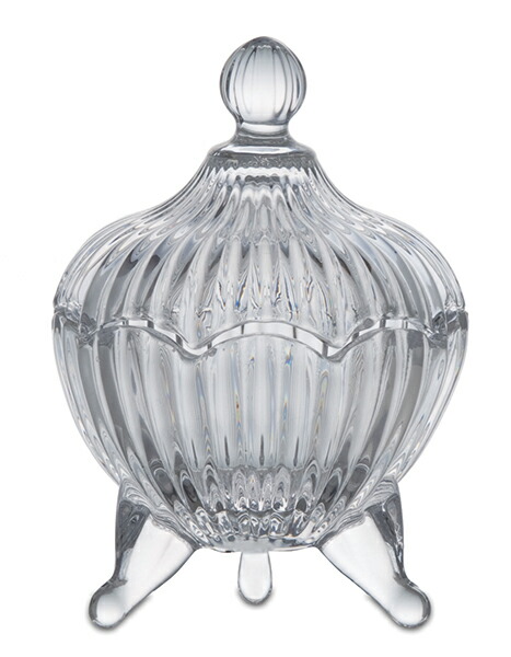 楽天市場】キャンディーポット グラスポット 足つき ガラス 容器