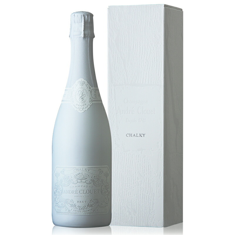 ANDRÉ CLOUET CHALKY 純白ボトル Andre Clouet 'Chalky' - Brut - Champagne - Gift Box – The