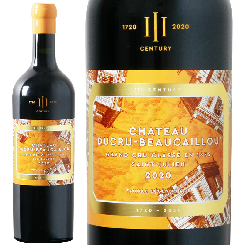 【3本以上購入で1200円OFFクーポン配布中！】赤ワイン ボルドー Ch Ducru Beaucaillou シャトー デュクリュ ボーカイユ 2020 300周年記念ラベル 750ml 【正規輸入品】｜フジ リカーアンドフーズ 30,635円