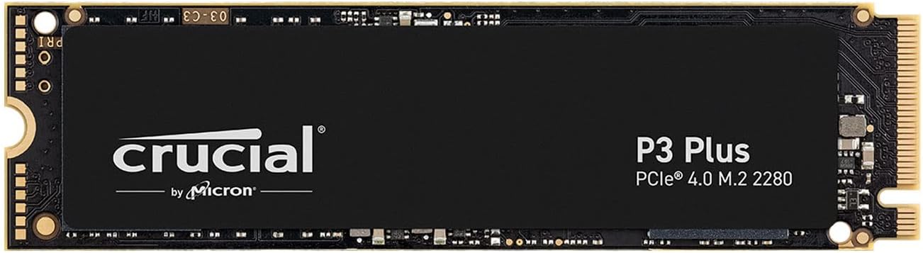 Crucial(クルーシャル) P3plus 1結核症 3D NAND NVMe PCIe4.0 M.2 SSD 最大限度500MB/秒 CT1000P3PSSSD8JP 5年引きうける 国内定め事代わりになる店品