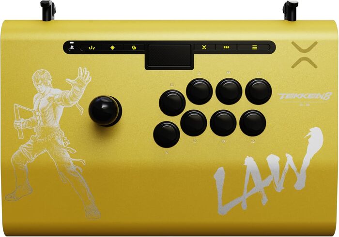 Tekken 8 Law 鉄拳 Victrix Pro FS アーケード コントローラー アケコン TURTLE BEACH マーシャル・ロウ モデル 格闘ゲーム用 シリアルナンバー刻印 PS5 PS4 PC 対応 コラボモデル 三和電子 ジョイスティック ボタン レバー 持ち運び ハンドル 高耐久