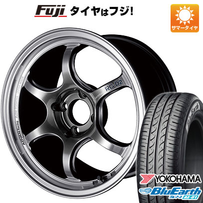 【新品 軽自動車】タフト ソリオ 夏タイヤ ホイール4本セット 165/65R15 ヨコハマ ブルーアース AE-01 ヨコハマ アドバンレーシング RG-D2 5J 15インチ(送料無料)|フジ スペシャルセレクション