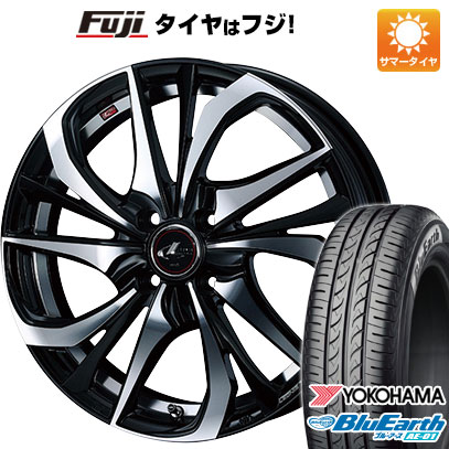 【新品 軽自動車】ハスラー デリカミニ(4WD) 夏タイヤ ホイール4本セット 165/60R15 ヨコハマ ブルーアース AE-01 WEDS ウェッズ レオニス TE 4.5J 15インチ(送料無料)