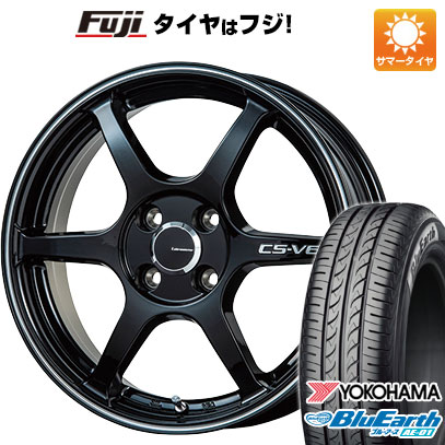 【新品 軽自動車】ハスラー デリカミニ(4WD) 夏タイヤ ホイール4本セット 165/60R15 ヨコハマ ブルーアース AE-01 レアマイスター CS-V6(グロスブラック/ラインポリッシュ) 5J 15インチ(送料無料)