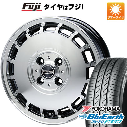 【新品 軽自動車】ソリオ ハスラー 夏タイヤ ホイール4本セット 165/70R14 ヨコハマ ブルーアース AE-01F ブレスト バーンズテック KTストリーム 4.5J 14インチ(送料無料)｜フジ スペシャルセレクション