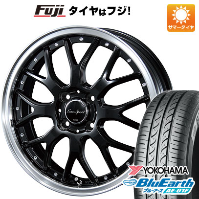 【新品 軽自動車】ソリオ ハスラー 夏タイヤ ホイール4本セット 165/70R14 ヨコハマ ブルーアース AE-01F ブレスト ユーロスポーツ タイプ815 4.5J 14インチ(送料無料)