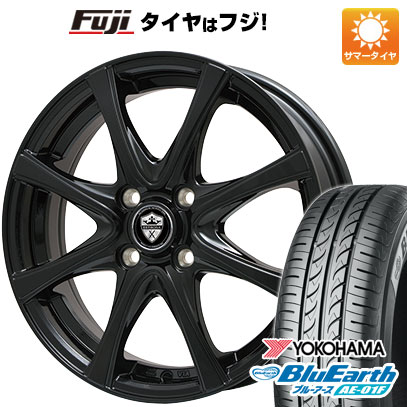 【新品】シエンタ 2015-22 夏タイヤ ホイール4本セット 185/60R15 ヨコハマ ブルーアース AE-01F エルベ エステローザ FSV グロスブラック 6J 15インチ(送料無料)