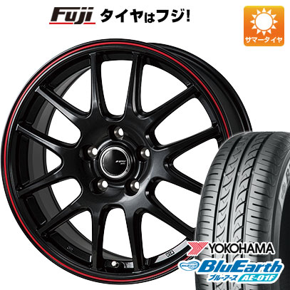 【新品】フリード 5穴/114 夏タイヤ ホイール4本セット 195/55R16 ヨコハマ ブルーアース AE-01F モンツァ JPスタイル ジェファ 6.5J 16インチ(送料無料)|フジ スペシャルセレクション