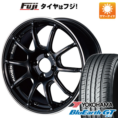 【新品国産車用4穴100】 夏タイヤ ホイール4本セット 175/65R15 ヨコハマ ブルーアース GT AE51 ヨコハマ アドバンレーシング RZII 6J 15インチ(送料無料)