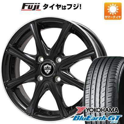 【新品国産車用4穴100】 夏タイヤ ホイール4本セット 185/55R16 ヨコハマ ブルーアース GT AE51 エルベ エステローザ MZV 6.5J 16インチ(送料無料)|フジ スペシャルセレクション