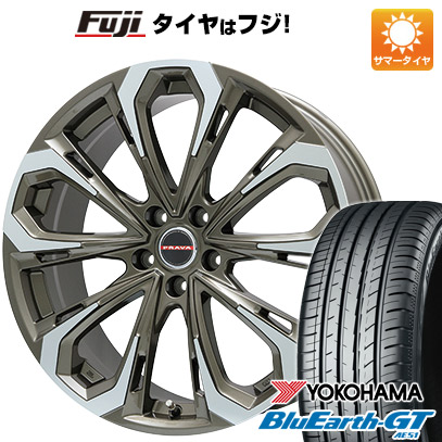 【新品国産車用5穴114.3】 夏タイヤ ホイール4本セット 205/50R17 ヨコハマ ブルーアース GT AE51 ビッグウエイ レイシーン プラバ5X(ブロンズポリッシュ) 6.5J 17インチ(送料無料) 73,150円