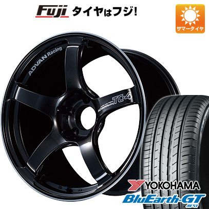 【新品国産車用4穴100】 夏タイヤ ホイール4本セット 175/65R15 ヨコハマ ブルーアース GT AE51 ヨコハマ アドバンレーシング TC-4 6J 15インチ(送料無料)|フジ スペシャルセレクション