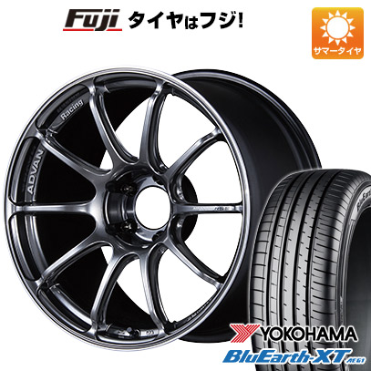 【新品国産車用5穴114.3】 夏タイヤ ホイール4本セット 225/50R18 ヨコハマ ブルーアース XT AE61 ヨコハマ アドバンレーシング RSIII 7.5J 18インチ(送料無料)｜フジ スペシャルセレクション