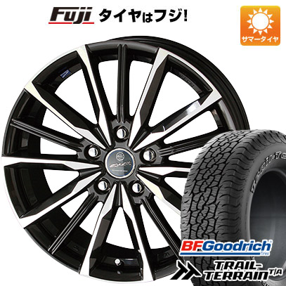 【新品国産車用5穴114.3】 夏タイヤ ホイール4本セット 225/55R18 BFグッドリッチ トレールテレーンT/A RBL 共豊 スマック ヴァルキリー 8J 18インチ(送料無料)|フジ スペシャルセレクション